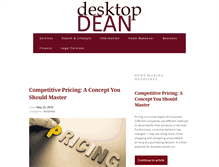 Tablet Screenshot of desktopdean.com